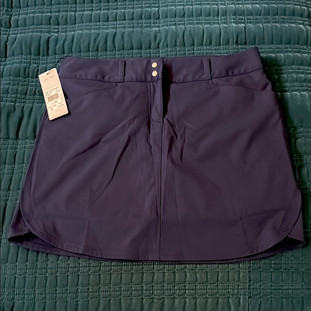 Adidas golf skirt, Navy Blue size 6 (new)
